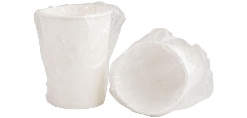 carton de 500 (vrac) gobelets carton blancs emballés individuellement ø 70,6 mm 20 cl