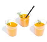 carton de 500 (20 paquets de 25) verrines en polystyrène pour mises en bouche Bizo transparentes ø 50 mm 6 cl