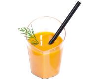 carton de 500 (20 paquets de 25) verrines en polystyrène pour mises en bouche Bizo transparentes ø 50 mm 6 cl