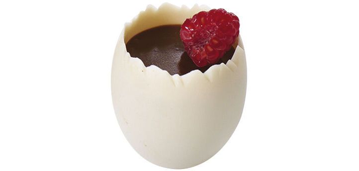 carton de 100 (5 paquets de 20) verrines en polystyrène coque d'oeuf pour entrées chaudes ø 42 H60 6 cl