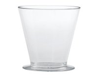 carton de 100 verrines en polystyrène pour entrées et desserts Luna ø 75 H73m 17 cl