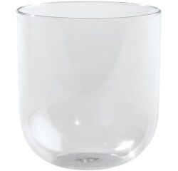 carton de 100 verrines en polystyrène pour mises en bouche Rondo transparentes ø 50 H 54 mm 8,7 cl