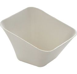 carton de 600 (12 paquets de 50) mises en bouche en fibre mini plats carrés 65x65 h 45 mm