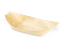 carton de 1000 (20 paquets de 50) barquettes en feuille de pin 190x100x20 mm