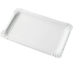carton de 1500 (6 sachets de 250) plateaux en carton blanc 13x20 cm