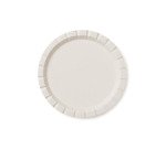 carton de 700 (14 paquets de 50) assiettes à dessert en carton blanc Alpha  ø 17,5 cm