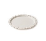 carton de 700 (14 paquets de 50) assiettes à dessert en carton blanc Alpha  ø 17,5 cm