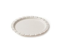 carton de 700 (14 paquets de 50) assiettes à dessert en carton blanc Alpha  ø 17,5 cm