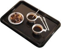 carton de 50 (5 sachets de 10) plateaux lunch noirs 360x240 mm