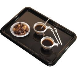 carton de 50 (5 sachets de 10) plateaux lunch noirs 360x240 mm