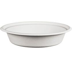 carton de 400 (8 sachets de 50) assiettes fibre ø 20,8 cm hauteur 6,1 cm 120 cl