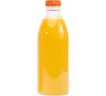 carton de 91 bouteilles  à jus de fruits transparentes en PET, sans bouchon, 100 cl