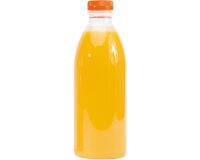 carton de 91 bouteilles  à jus de fruits transparentes en PET, sans bouchon, 100 cl