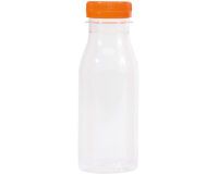 carton de 162 bouteilles  à jus de fruits transparentes en PET, sans bouchon, 33 cl