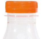 carton de 375 bouchons orange en PEHD pour bouteilles à jus de fruit Ø 38 mm
