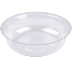 Carton de 2400 (24 sachets de 100) inserts pot duo RPET ø 10 cm hauteur 2,6 cm 12 cl