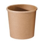 carton de 500 (20 sachets de 25) pots à soupe carton brun ronds 47 cl