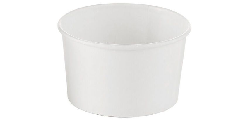 carton de 500 (20 sachets de 25) pots à soupe carton blanc ronds 35 cl