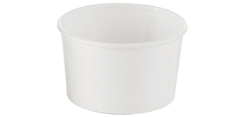 carton de 500 (20 sachets de 25) pots à soupe carton blanc ronds 35 cl