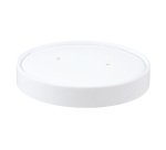 carton de 500 (10 sachets 50) couvercles carton blanc ronds pour pots 35/47 cl