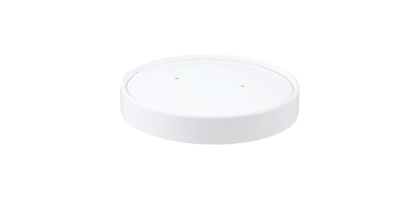 carton de 500 (10 sachets 50) couvercles carton blanc ronds pour pots 35/47 cl