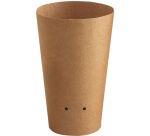 carton de 1000 (20 sachets de 50) pots snack carton kraft ronds 35 cl