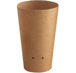 carton de 1000 (20 sachets de 50) pots snack carton kraft ronds 48 cl