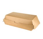 sachet de 25 boîtes lunch kraft 235x135 mm h 80 mm