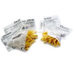 carton de 1000 sachets à frites en papier ingraissable impression journal 130x130 mm / 100 g