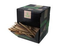 boite distributrice de 2000 agitateurs à café bois 11 cm
