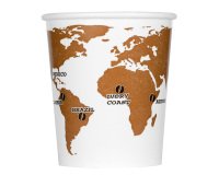 carton de 1500 (25 sachets de 60) gobelets en carton world map ø 80 mm 29 cl