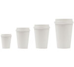 carton de 2500 (50 sachets de 50) gobelets en carton blanc boissons chaudes ø 62 mm 12 cl