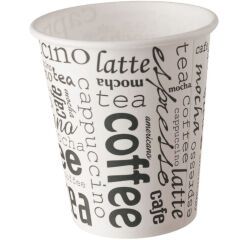carton de 2000 (40 sachets de 50) gobelets en carton mondial ø 80 mm 35 cl