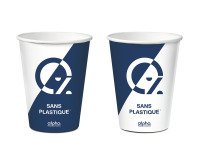 carton de 1500 (30 sachets de 50) gobelets en carton Alpha Ø 70,3 mm 21 cl