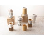 carton de 1000 (20 sachets de 50) couvercles fibre pour gobelets ø 90 mm