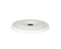 sachet de 50 couvercles en fibre avec trou pour paille ø 90 mm