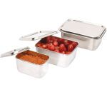 mini-boîte japonaise inox pour mise en place 10x6.5 cm
