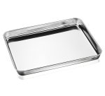 plat japonais inox avec grille 31x24 cm