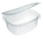 Carton de 900 barquettes PP avec couvercles à charnière 25 cl