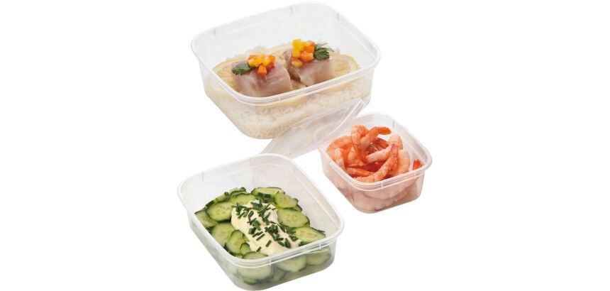 Carton de 200 (4 sachets de 50) barquettes PP et couvercles  150 cl