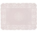 paquet de 250 dentelles en papier blanc rectangulaires 450x350 mm