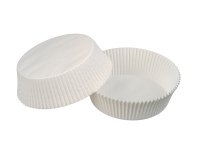 boîte de 1000 caissettes pâtissières en papier silisé n° 1207 ø 70 h 30 mm blanc