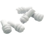 boîte de 100 papillotes en papier blanches ""mouton/volaille"" "" ø 14 mm