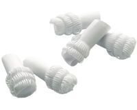 boîte de 100 papillotes en papier blanches ""mouton/volaille"" "" ø 14 mm