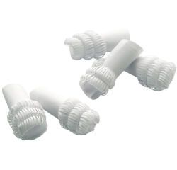 boîte de 100 papillotes en papier blanches ""mouton/volaille"" "" ø 14 mm