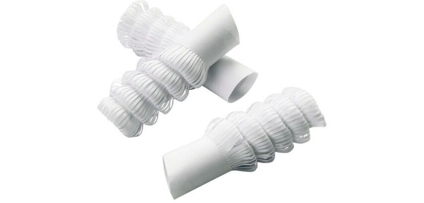 boîte de 100 papillotes en papier blanches ""gigot/jambon "" ø 24 mm