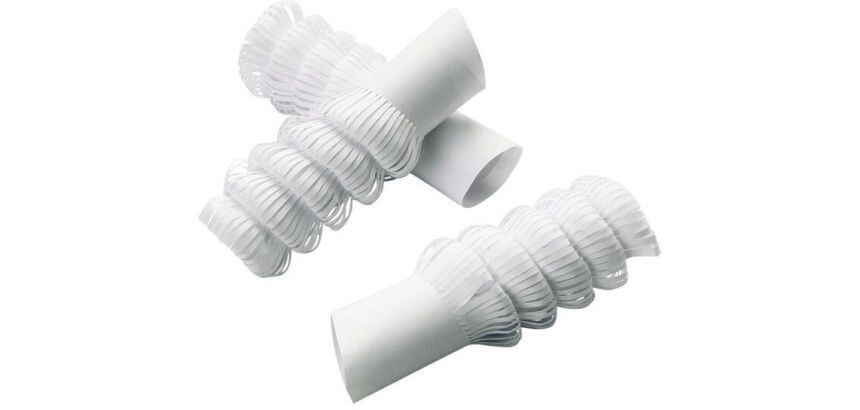 boîte de 100 papillotes en papier blanches ""gigot/jambon "" ø 24 mm