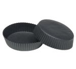 boîte de 1000 caissettes pâtissières en papier silisé n° 1207 ø 70 h 30 mm noir