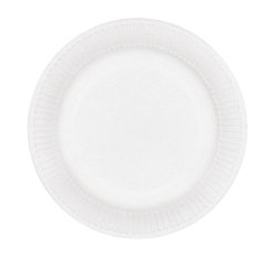 paquet de 100 assiettes en carton blanc ø 15 cm