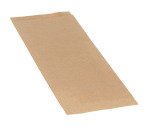 paquet de 1000 sachets à sandwich en papier brun ingraissable 120x340 mm avec soufflets de 40 mm
